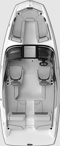 2026 Scarab 195 SE Pearl Gray