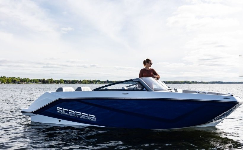 2026 Scarab 210 SE Denim Blue