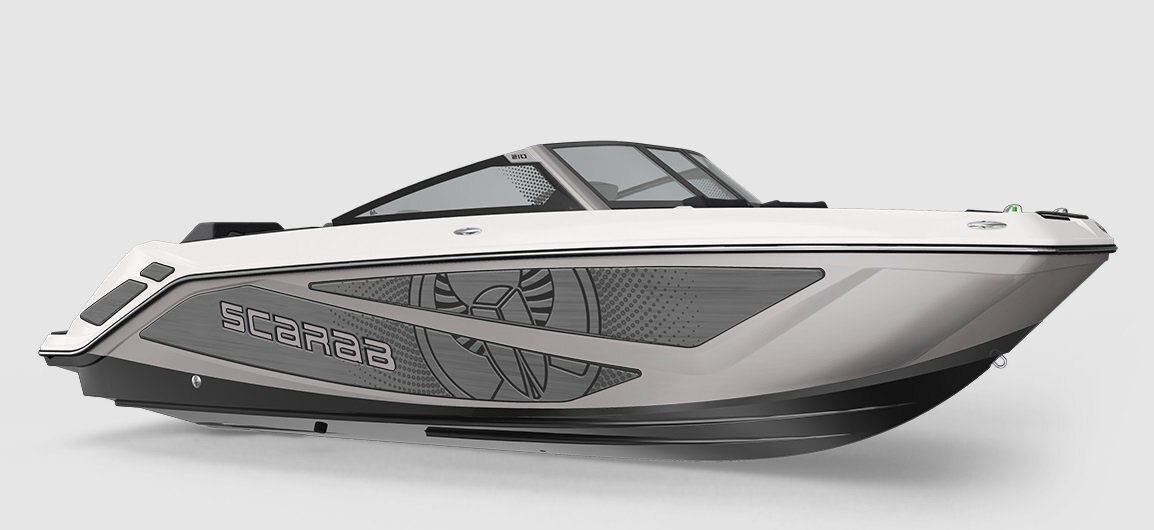 2026 Scarab 210 LX Black/Pearl Gray