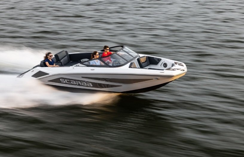 2026 Scarab 215 LX Black/Pearl Gray