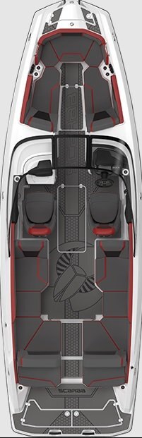 2026 Scarab 255 LX Black/Pearl Gray