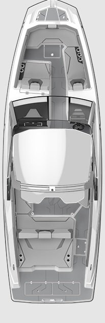 2026 Scarab 285 SE Pearl Gray
