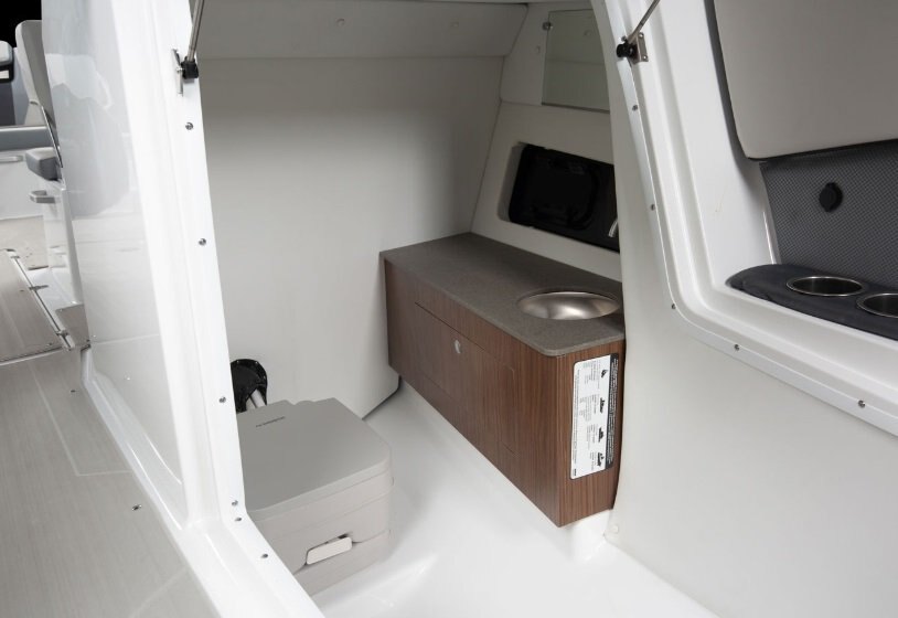 2026 Scarab 285 SE Pearl Gray