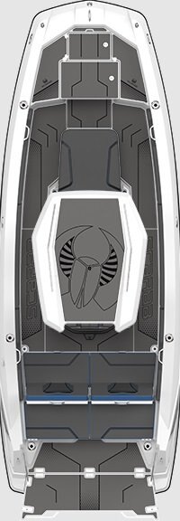 2026 Scarab 235 Open LX Black/Velocity White