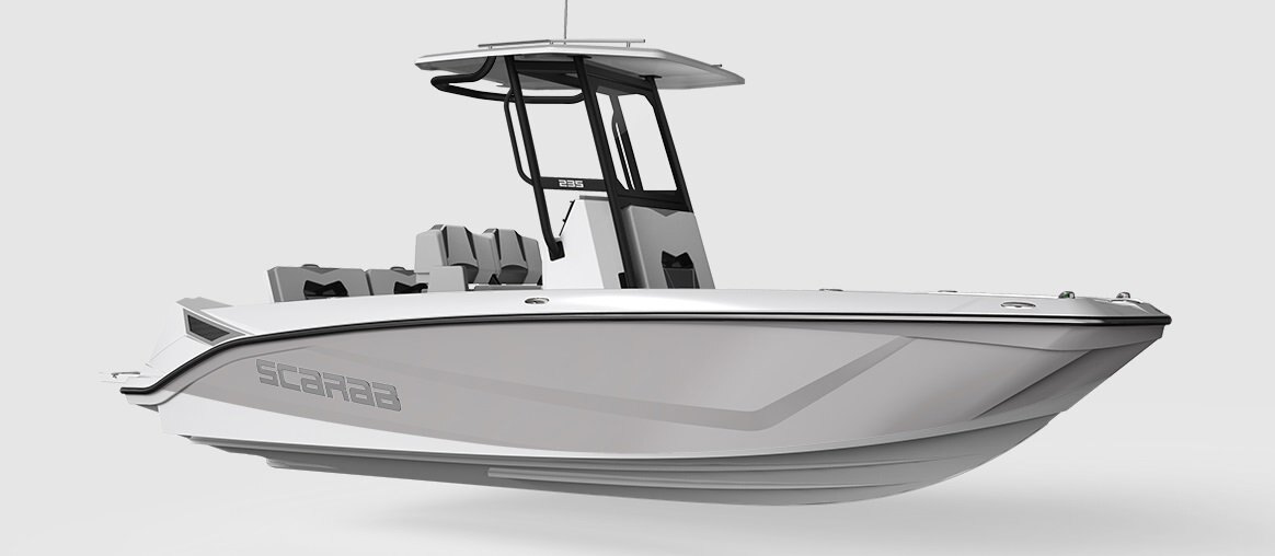 2026 Scarab 235 Open SE Pearl Gray