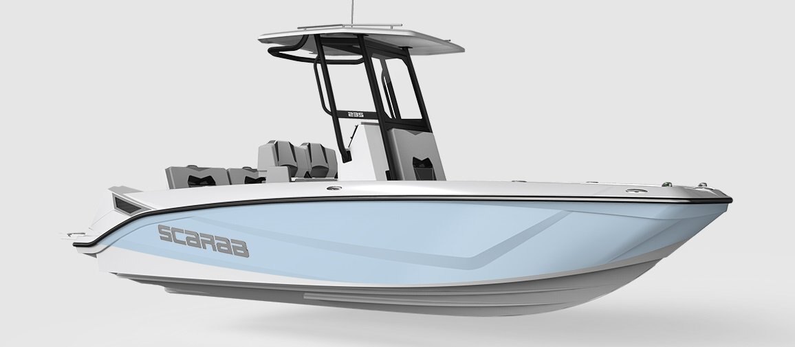 2026 Scarab 235 Open SE Liquid Blue