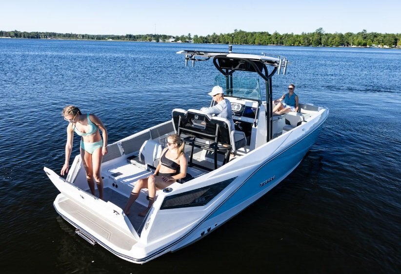 2026 Scarab 255 Open SE Pearl Gray