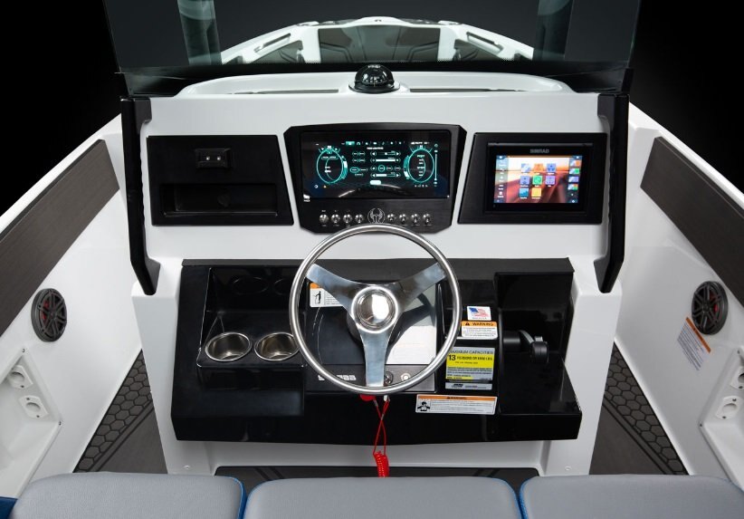 2026 Scarab 255 Open LX WAKE Black/Pearl Gray