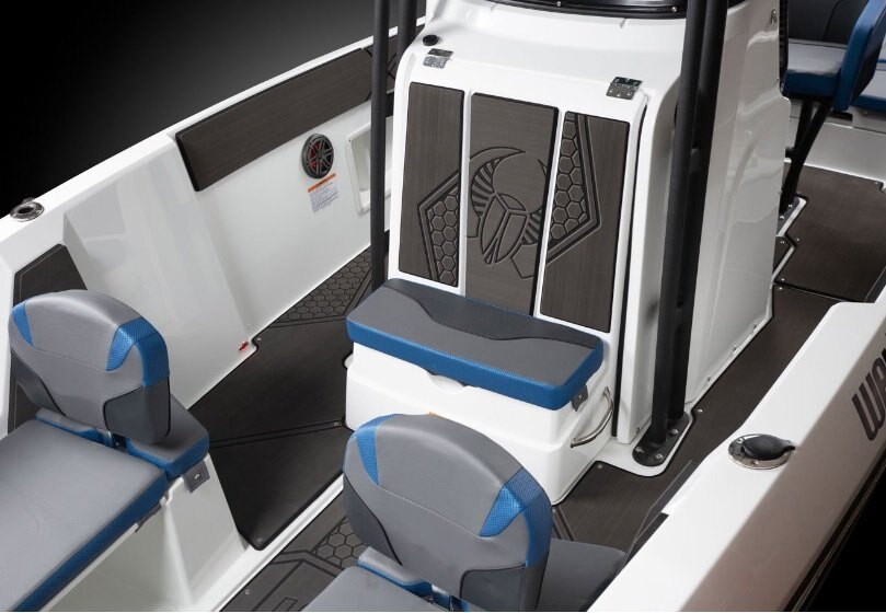 2026 Scarab 255 Open LX WAKE Black/Denim Blue