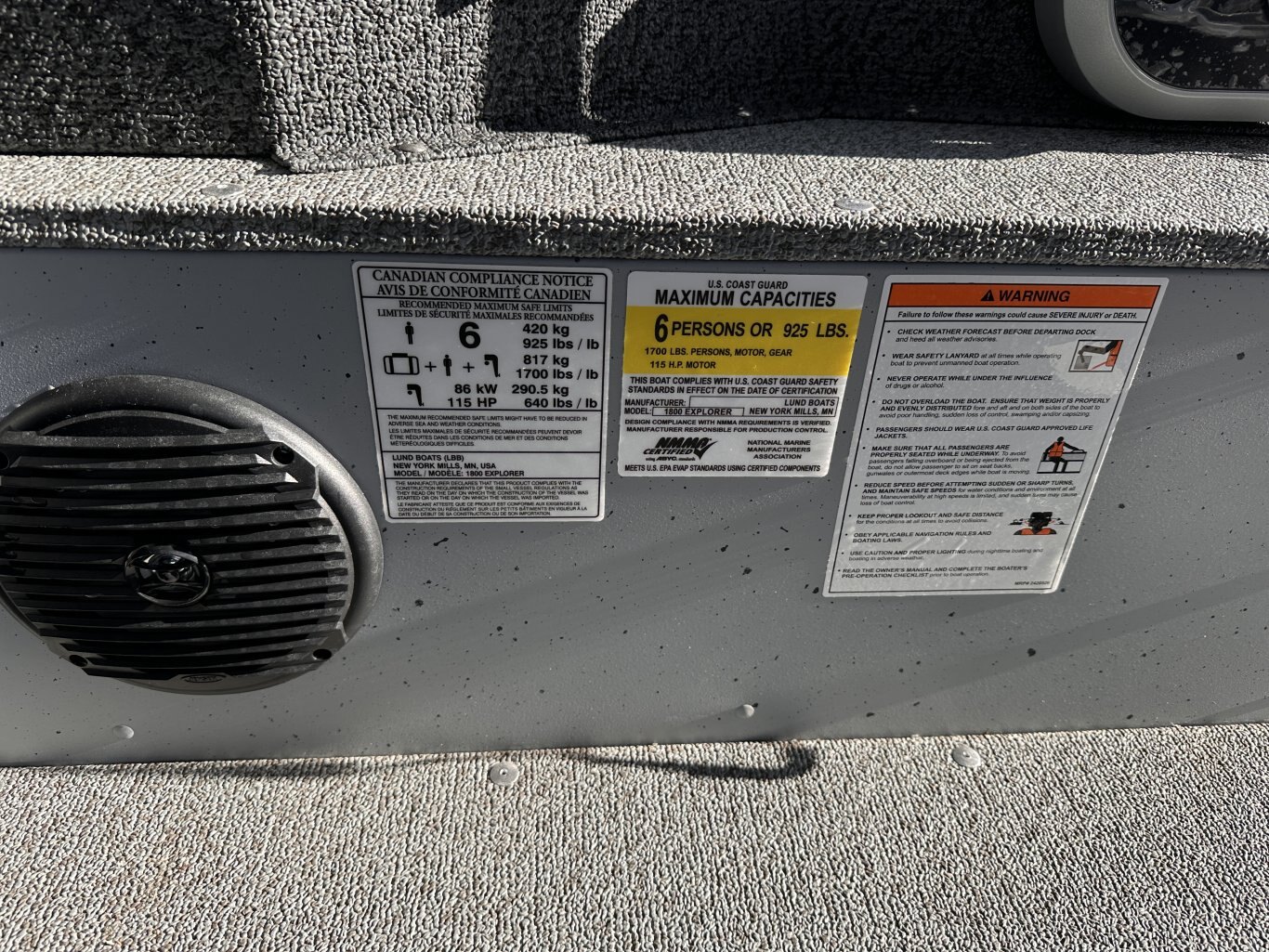 2026 LUND 1800 EXPLORER MERCURY 115ELPT