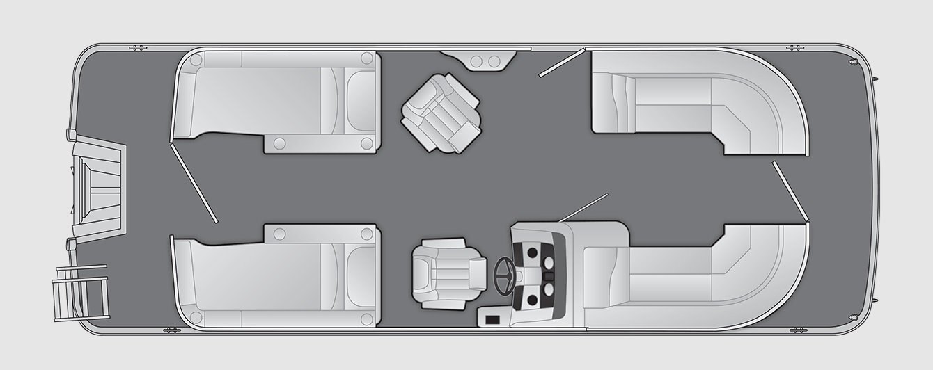 2026 Bennington SX Line 23 SX STERN LOUNGE