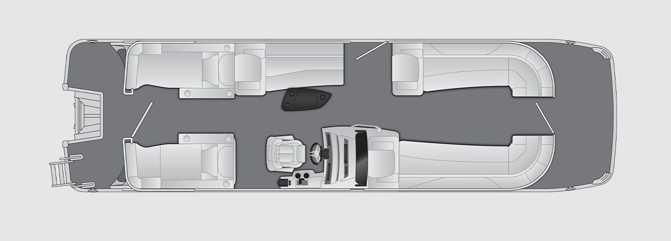 2026 Bennington R Line 25 R STERN LOUNGE