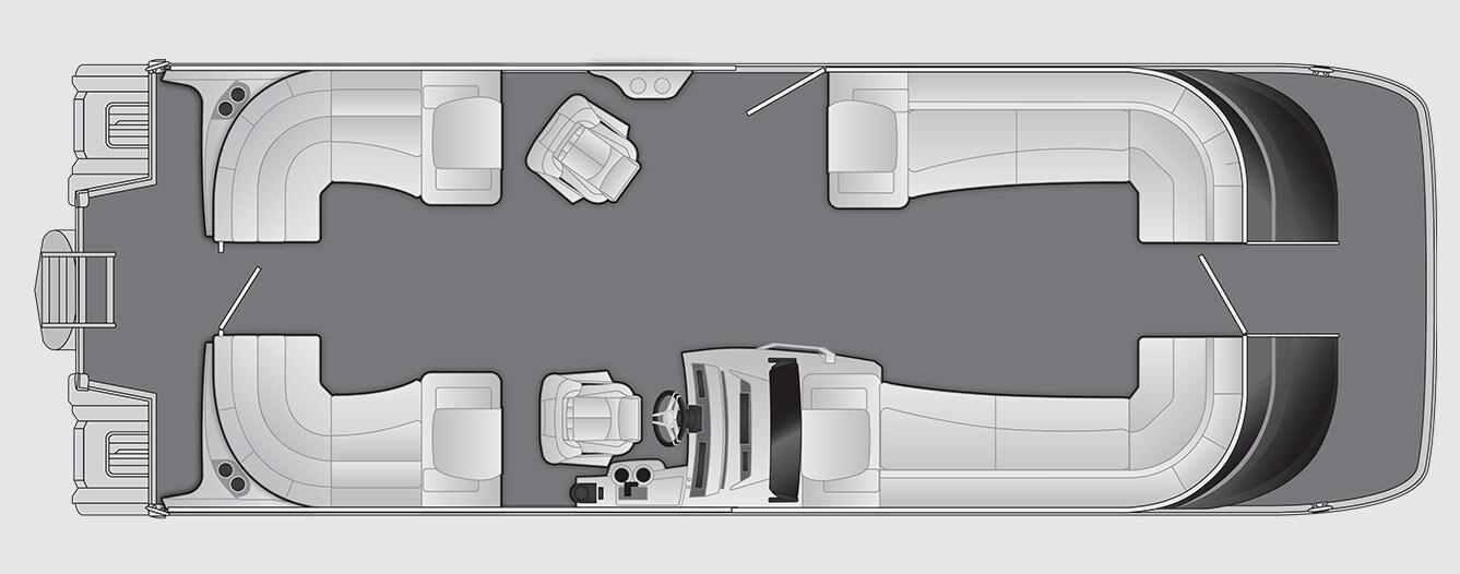 2026 Bennington QX Line 30 QX FASTBACK QUAD BENCH