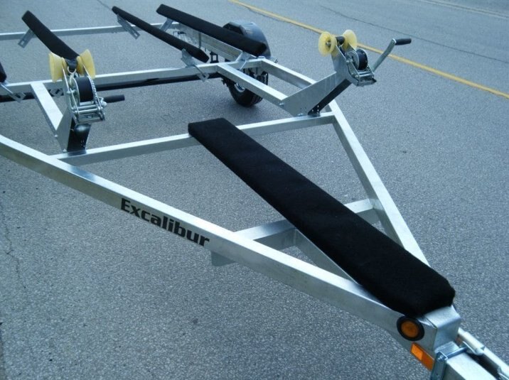 2026 Excalibur Double PWC Trailer Galvanized 