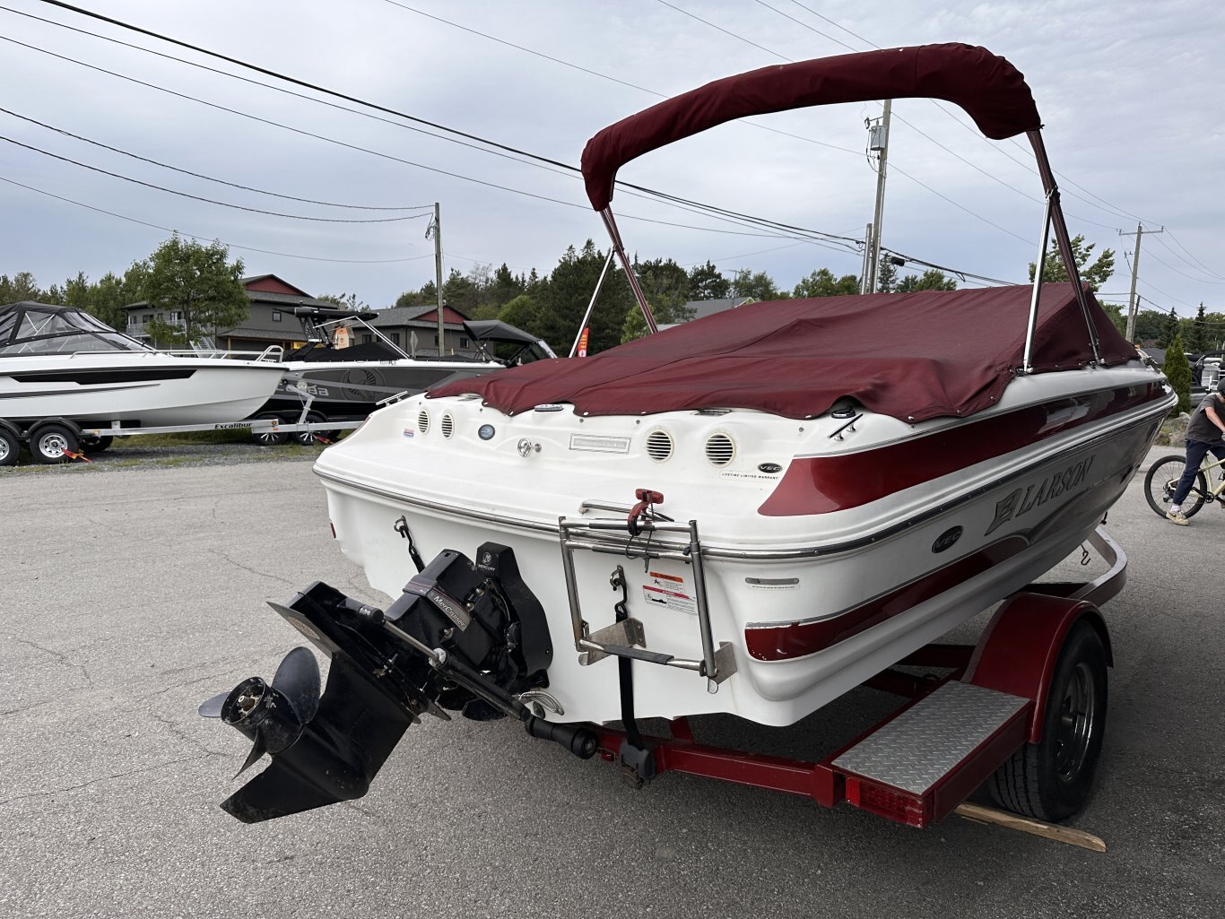 2008 Larson 18 SEI w/ 4.3L TKS Mercruiser Engine 259hrs and Trailer Incl