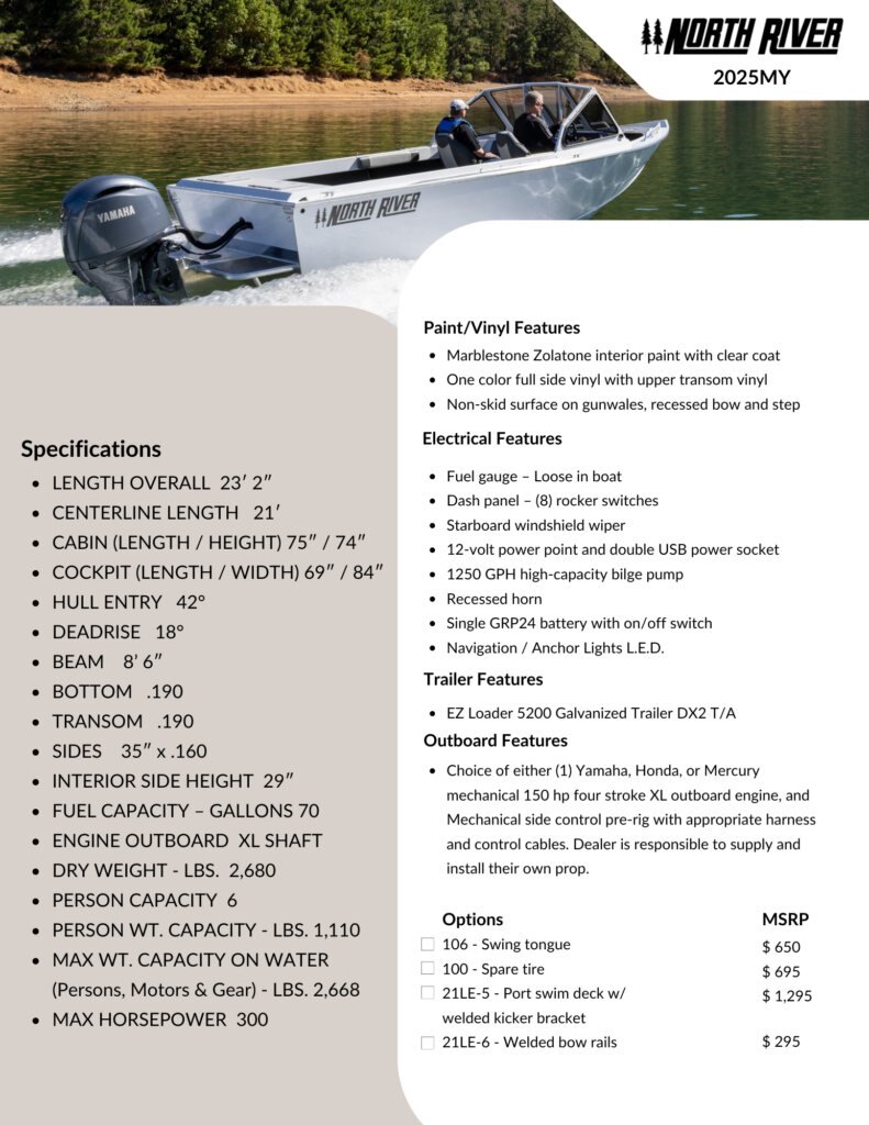 2025 North River 21 SEAHAWK LE