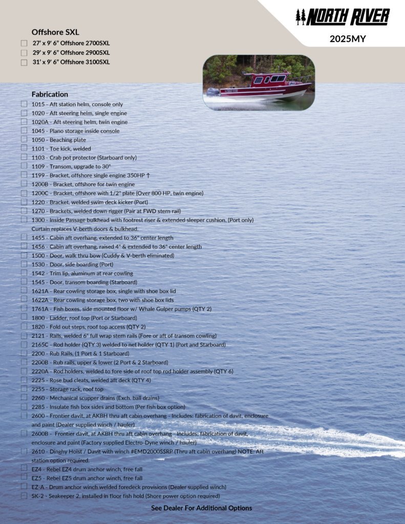 2025 North River SEAHAWK OFFSHORE SXL SERIES