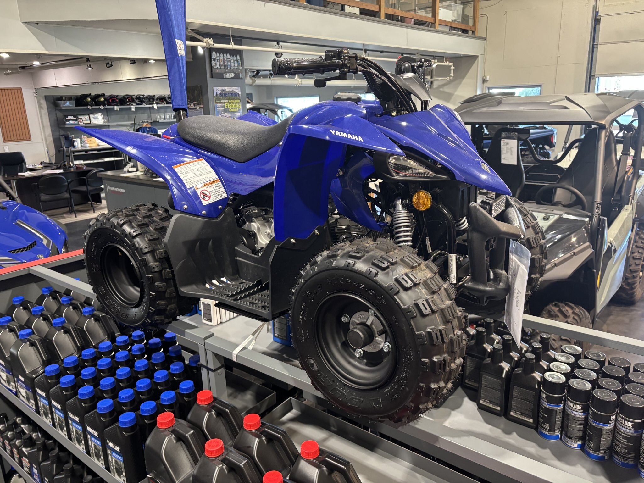 2026 Yamaha YFZ50 Team Yamaha Blue
