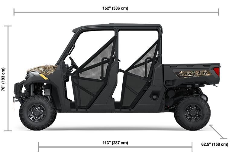 2025 Polaris RANGER CREW 1000 PREMIUM 6 SEAT POLARIS PURSUIT CAMO