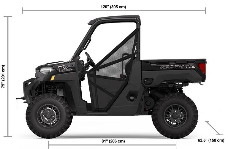 2025 Polaris RANGER XP 1000 PREMIUM 3 SEAT ONYX BLACK