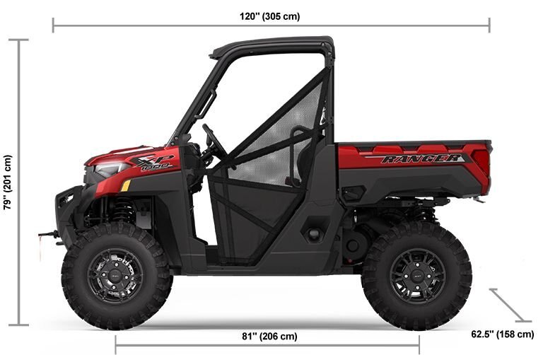 2025 Polaris RANGER XP 1000 PREMIUM 3 SEAT SUNSET RED