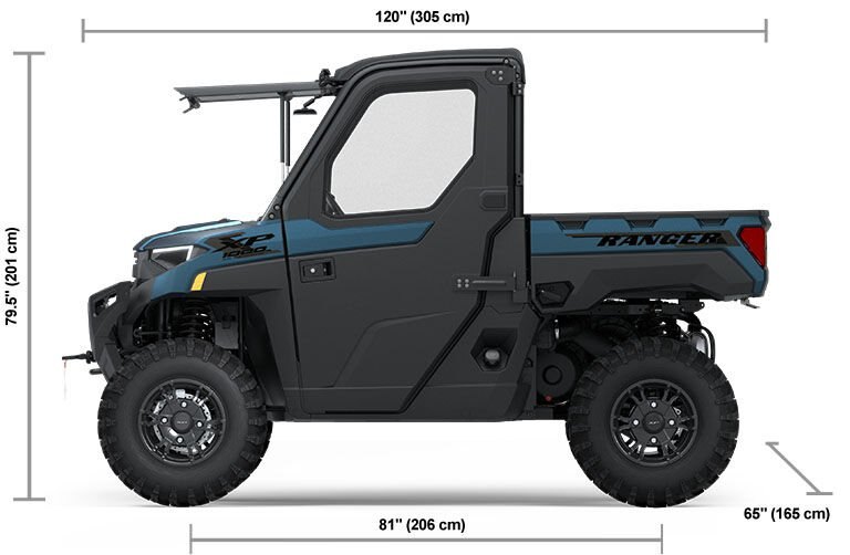 2025 Polaris RANGER XP 1000 NORTHSTAR EDITION PREMIUM 3 SEAT BLUE SLATE METALLIC SMOKE