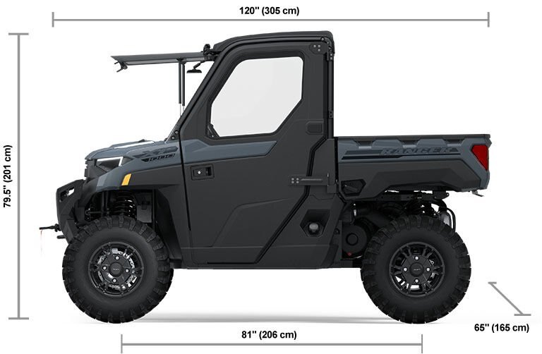 2025 Polaris RANGER XP 1000 NORTHSTAR EDITION PREMIUM 3 SEAT STEALTH GRAY