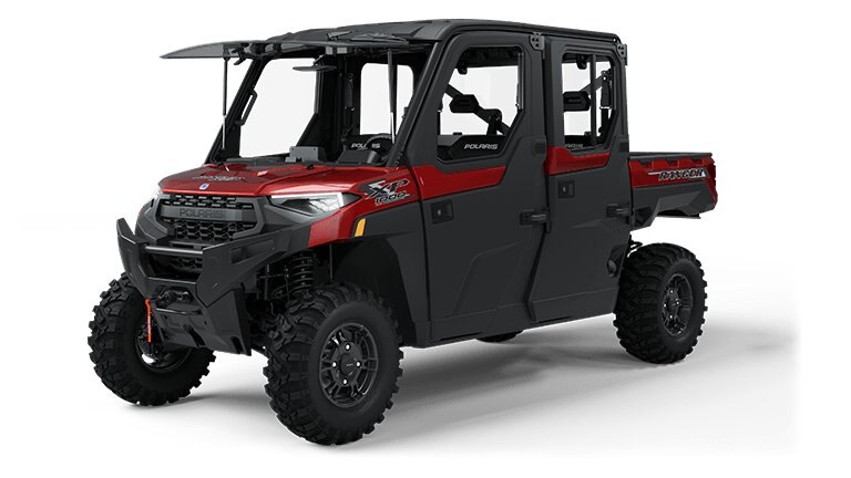 2025 Polaris RANGER CREW XP 1000 NORTHSTAR EDITION ULTIMATE 6-SEAT SUNSET RED