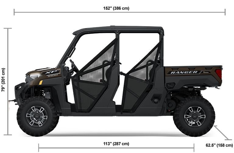 2025 Polaris RANGER CREW XP 1000 TEXAS EDITION BRONZE PEARL METALLIC