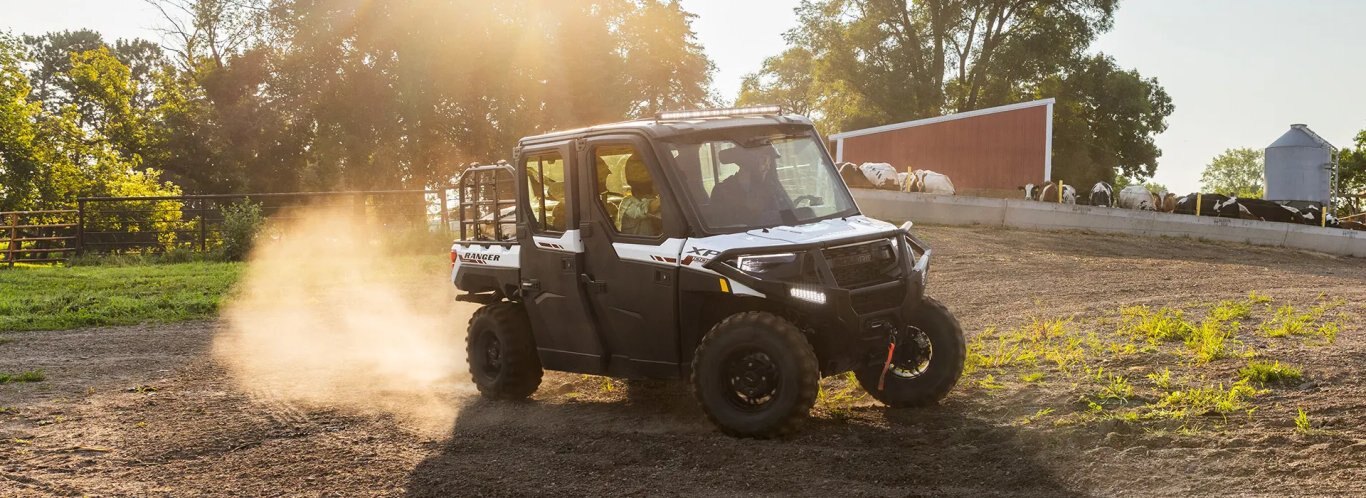 2025 Polaris RANGER XP 1000 NorthStar Trail Boss Edition 6 Seat White Crystal