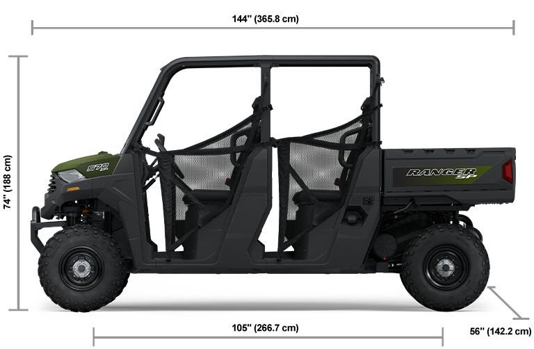 2025 Polaris RANGER CREW SP 570 4 Seat Sage Green