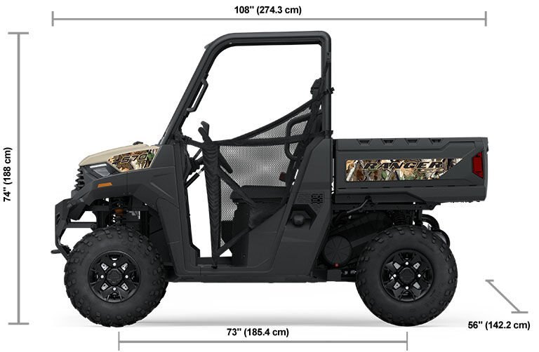 2025 Polaris RANGER SP 570 PREMIUM 2 Seat Sand Dune with Polaris Pursuit Camo Accents