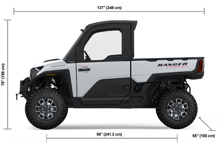 2025 Polaris® RANGER XD 1500 NorthStar Edition Premium 3 Seat Ghost White