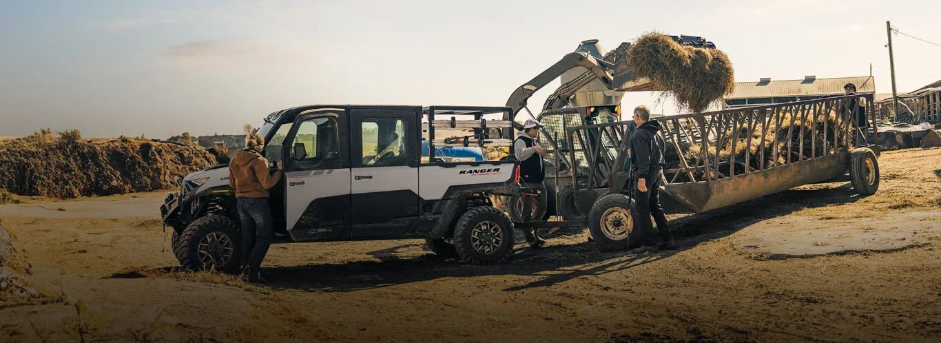 2025 Polaris® RANGER CREW XD 1500 NorthStar Edition Ultimate 6 Seat Ghost White