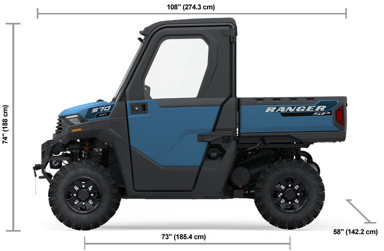 2025 Polaris® RANGER SP 570 NorthStar Edition 2 Seat Zenith Blue