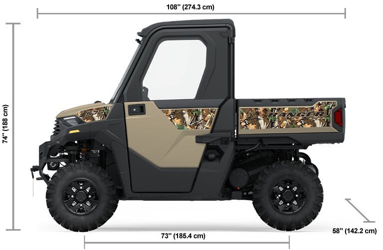 2025 Polaris® RANGER SP 570 NorthStar Edition 2 Seat Sand Dune with Polaris Pursuit Camo Accents