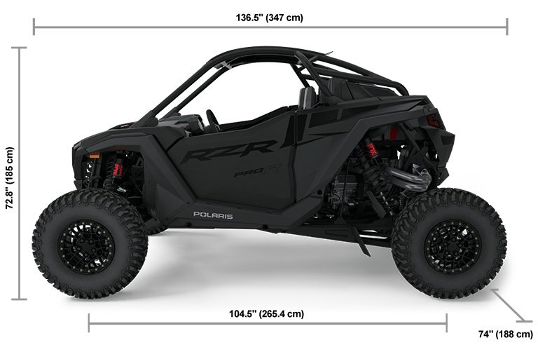 2025 Polaris RZR Pro R Ultimate Super Graphite