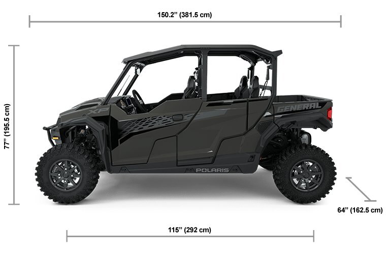 2025 Polaris GENERAL XP 4 1000 Ultimate Granite Gray