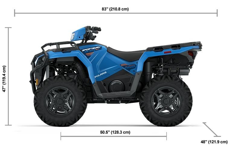 2025 Polaris Sportsman 570 Trail Electric Blue