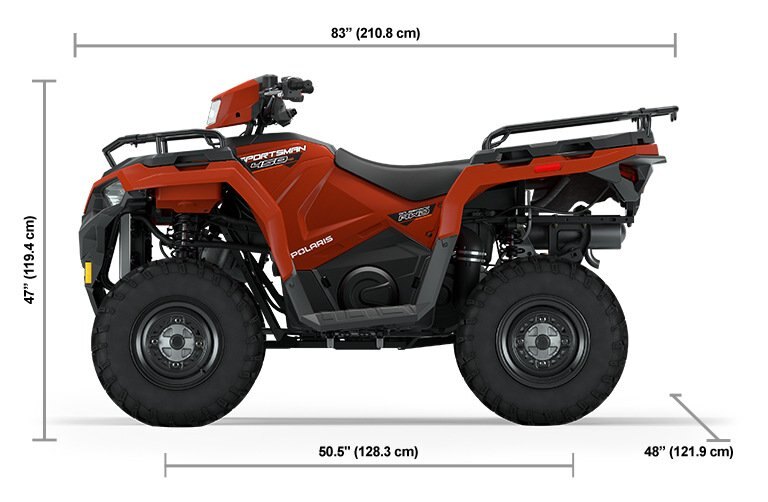 2025 Polaris Sportsman 450 H.O. EPS Orange Rust