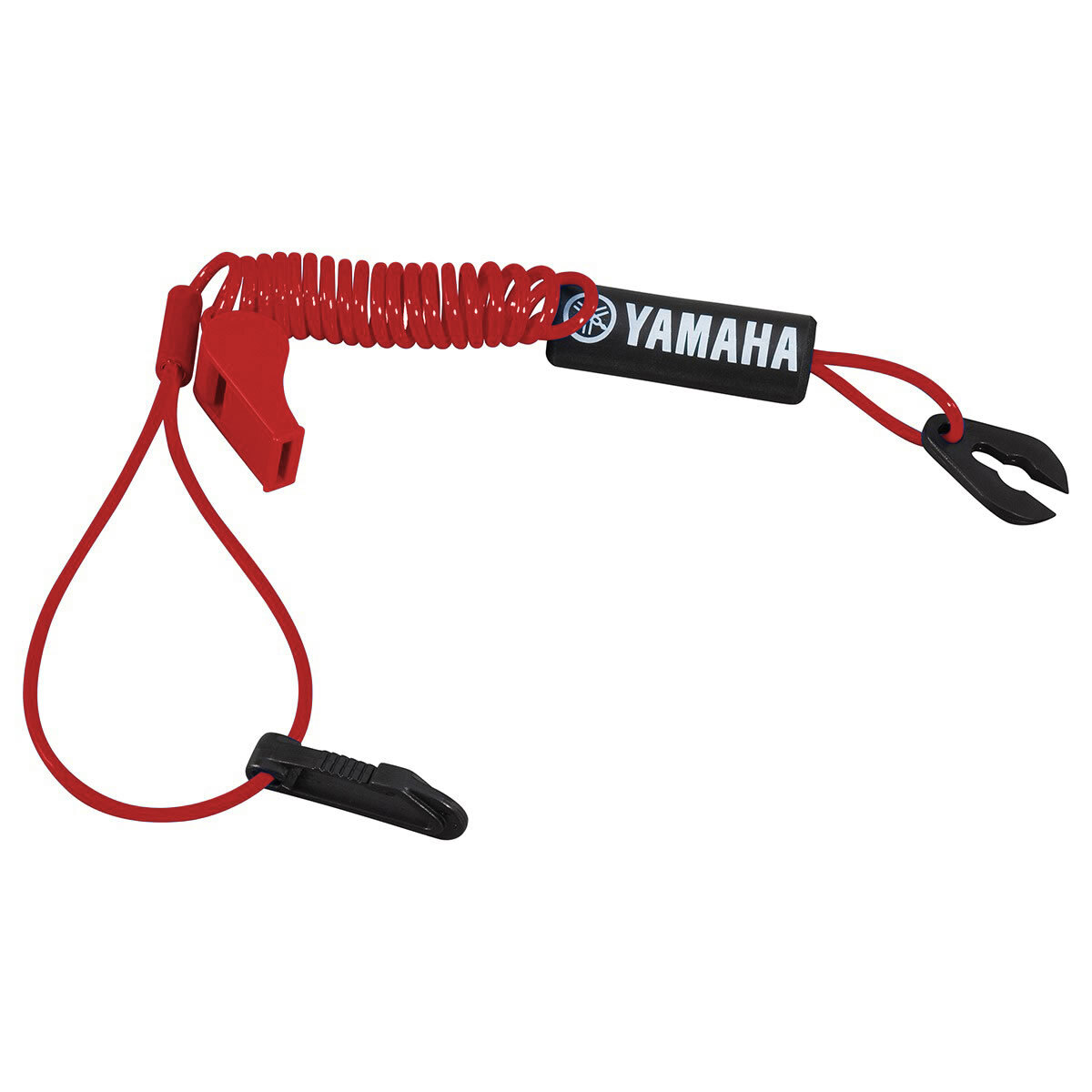 Boat Lanyard with Whistle red