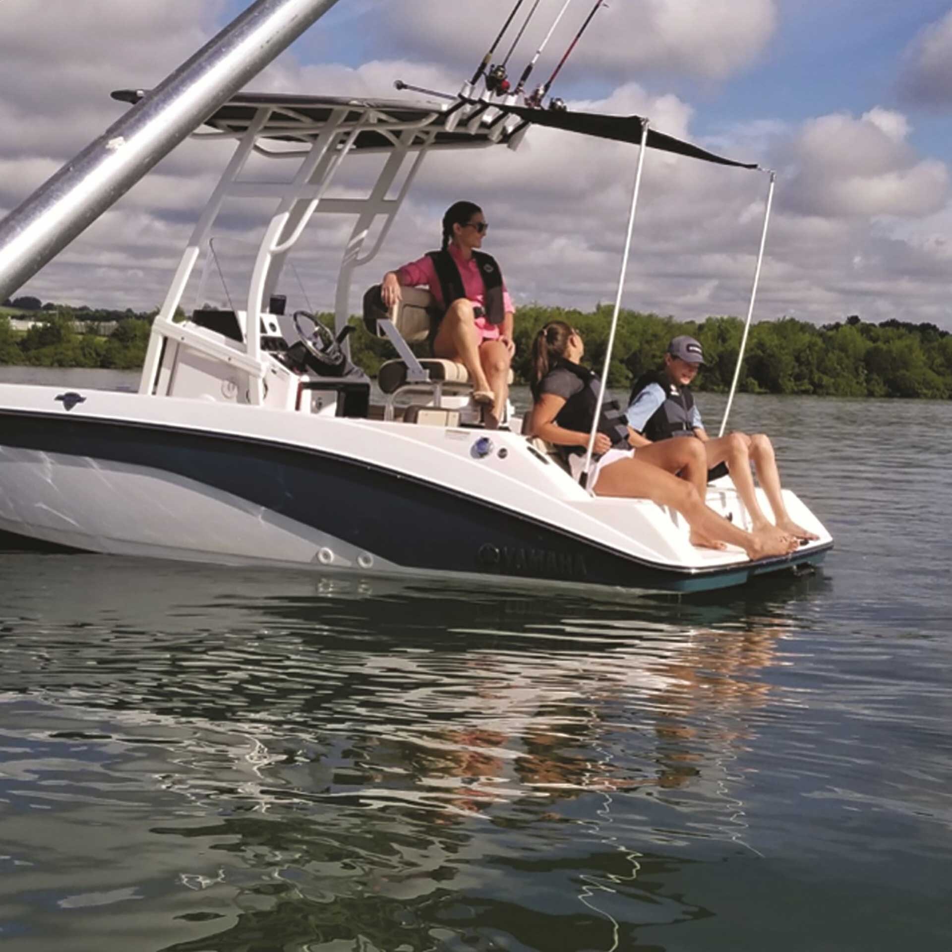 Yamaha 21ft FSH Extended Shade Aft Kit