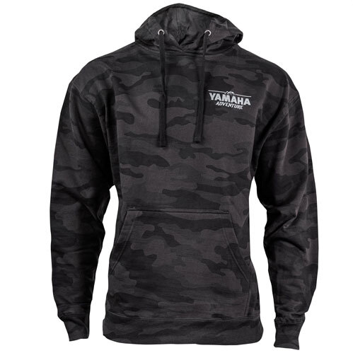 Yamaha Adventure Unisex Pullover Hoodie Large camo/camo