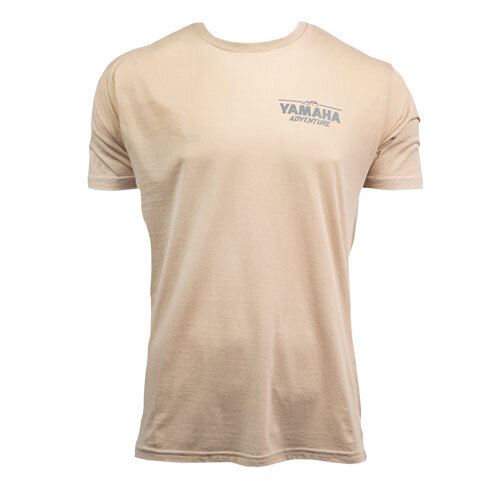 Yamaha Adventure Men's T Shirt Small beige