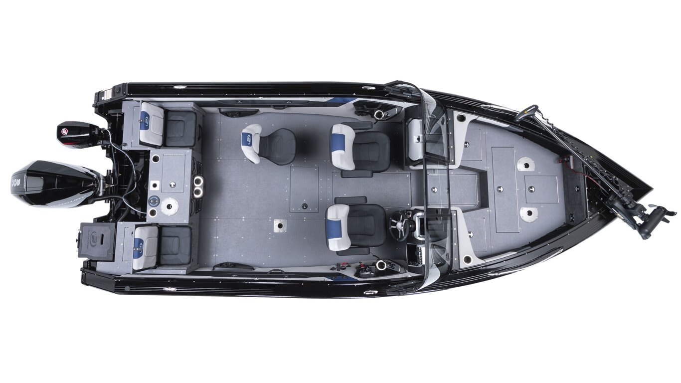 2025 Princecraft Platinum 220 Platinum metallic grey (blue accent)