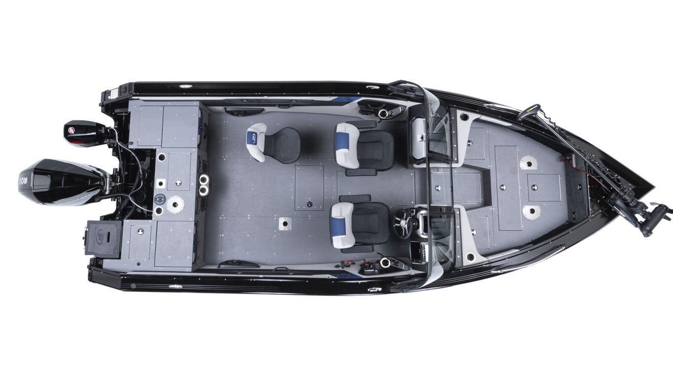 2025 Princecraft Platinum 220 Platinum metallic red (red accent)