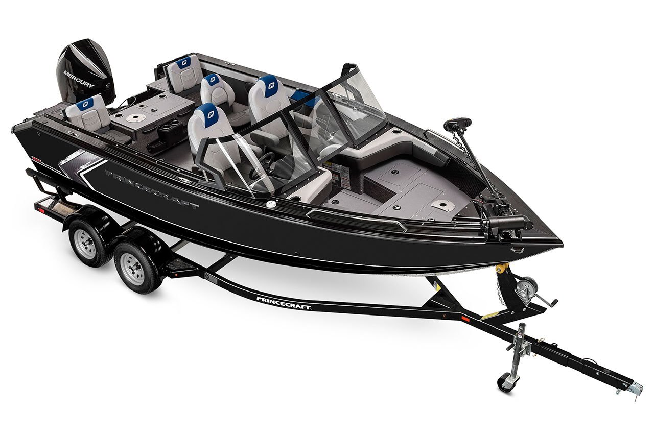 2025 Princecraft Platinum 200 Platinum metallic grey (blue accent)