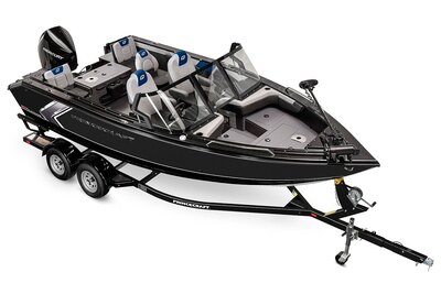 2025 Princecraft Platinum 220 Platinum metallic red (red accent)