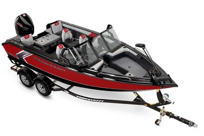 2025 Princecraft Platinum 200 Platinum metallic grey (red accent)