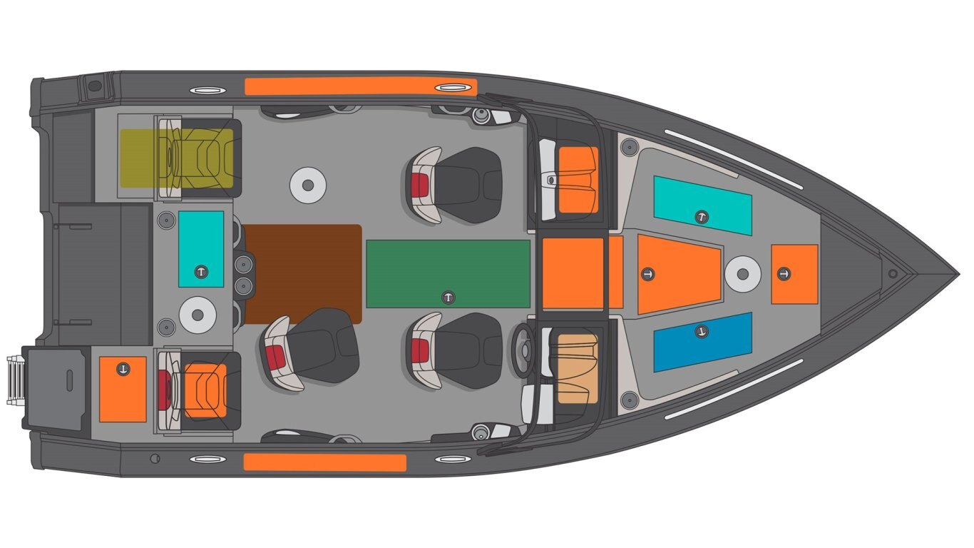 2025 Princecraft Platinum 190 Platinum metallic blue (blue accent)